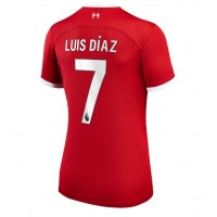 Liverpool Luis Diaz #7 Domáci Ženy futbalový dres 2023-24 Krátky Rukáv